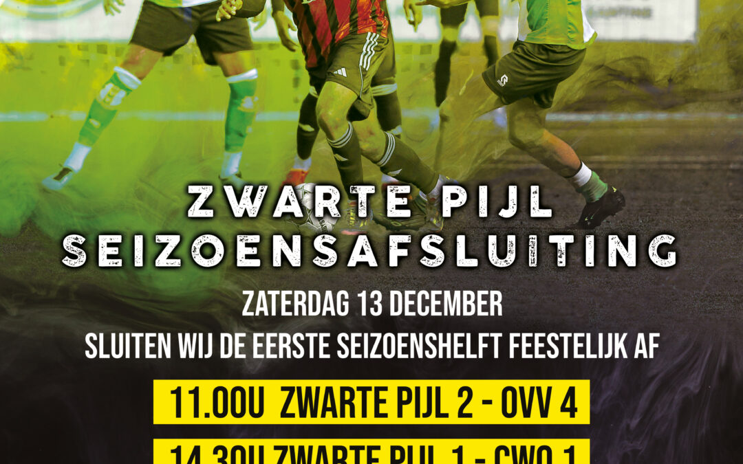 Seizoensafsluiting 13 december 2025